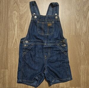 Lee Dark Blue Kid's Overall Shorts